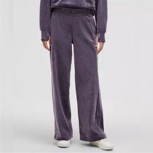 Lululemon Scuba Mid-Rise Wide-Leg Pant Velvet Nightfall Size S